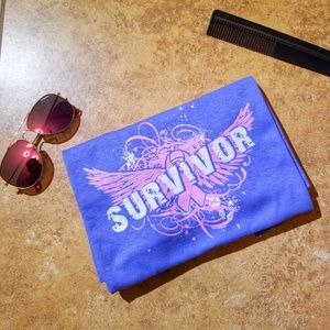 Survivor Breast Cancer Awareness T-shirt